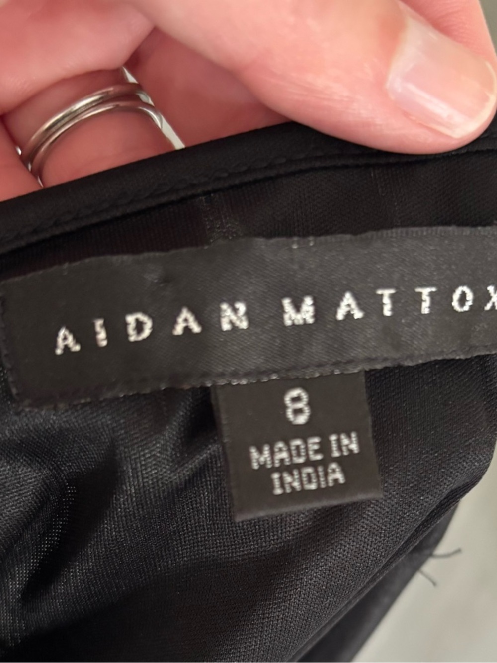 Aidan Mattox little black dress. Stunningly beautiful, beaded, in EUC. - Picture 5 of 8